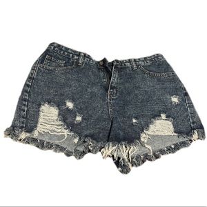 Woman’s SHEIN jean shorts